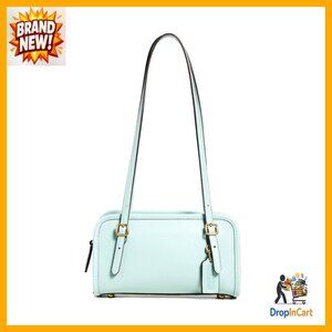 Glovetanned Leather Shoulder Bag Satchel Classic Elegant Minimal Chic